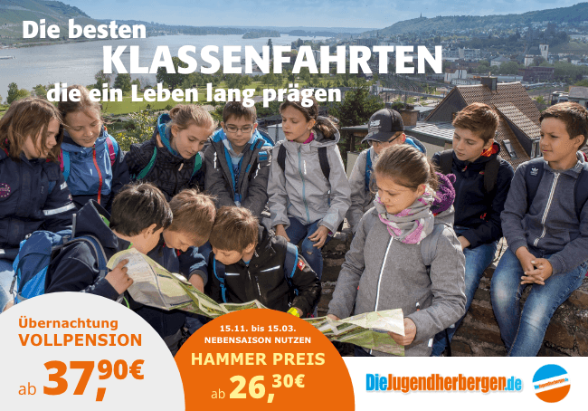 Hammerpreis für Klassenfahrten