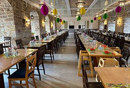 Restaurant der Jugendherberge Altleiningen