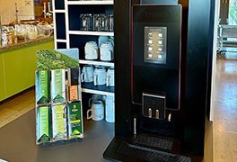 Kaffee- und Teeautomat der Jugendherberge Altleiningen