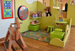 Spielecke der Jugendherberge Hochspeyer