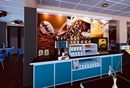 Kaffee-Bar der Jugendherberge Idar-Oberstein