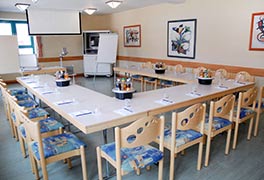 Seminarraum der Jugendherberge Neustadt