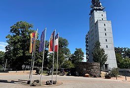 Blick auf den Schaumbergturm