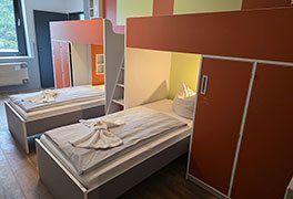 Mehrbettzimmer der Jugendherberge Traben-Trarbach