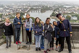 Historische Führung auf der Festung Ehrenbreitstein Koblenz. 