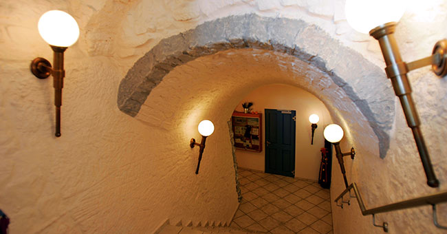 Gewölbe der Jugendherberge Altleiningen