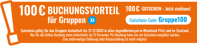 100-Euro-Gutschein für Gruppen!