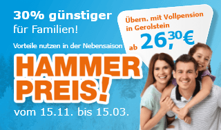 Hammer Preis für Familien