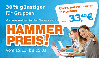 Hammer Preis für Gruppen!