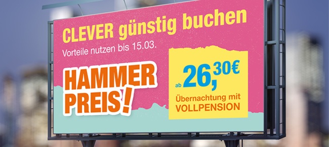 Bannerwand Hammerpreis