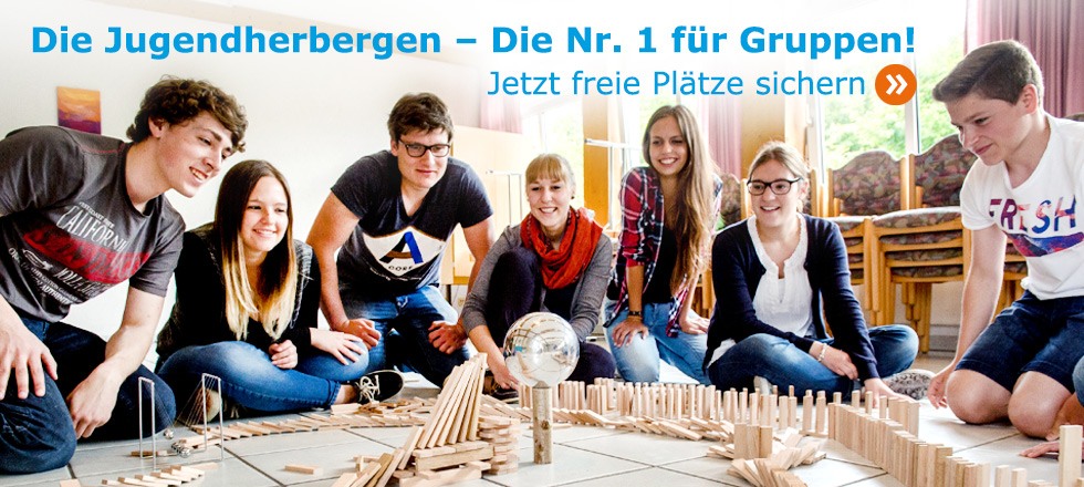 Die Jugendherbergen sind die Nr. 1 für Gruppen. Jetzt frei Plätze buchen!