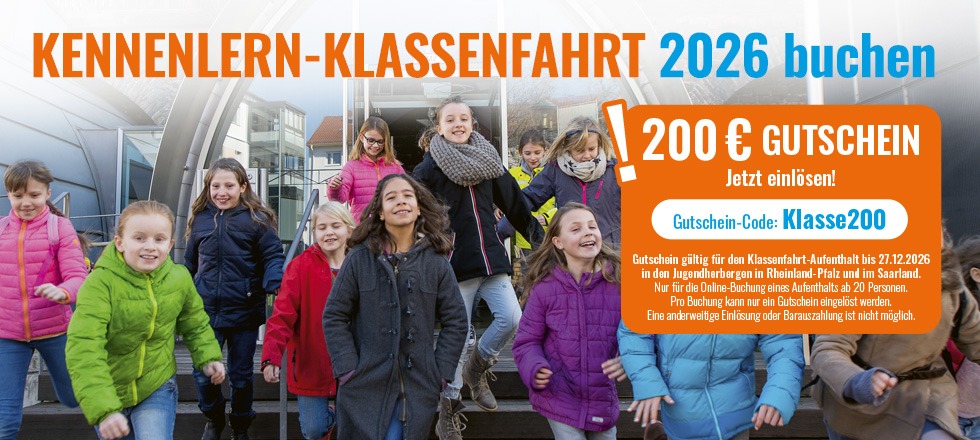 200-Euro-Gutschein für Klassenfahrten.