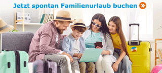 Familie bucht online spontan einen Urlaub in der Jugendehrberge - Buchungstool