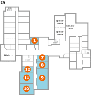 Lageplan Veranstaltungsräume