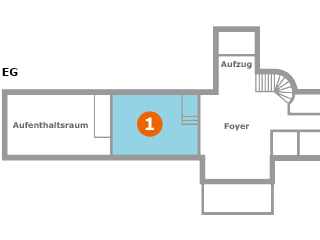 Lageplan Veranstaltungsräume