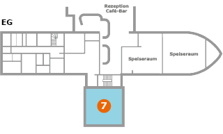 Lageplan Veranstaltungsräume