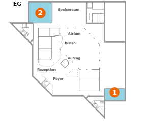 Lageplan Veranstaltungsräume