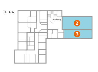 Lageplan Veranstaltungsräume