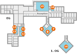 Lageplan Veranstaltungsräume