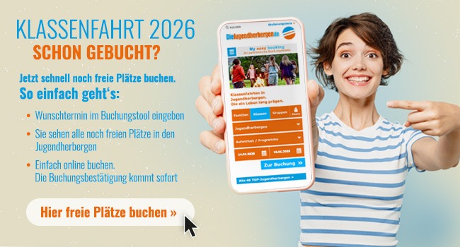 Klassenfahrt schon gebucht?