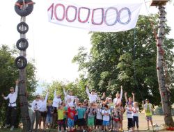 Kletterkinder stürmen die Millionenmarke in der Jugendherberge Sargenroth